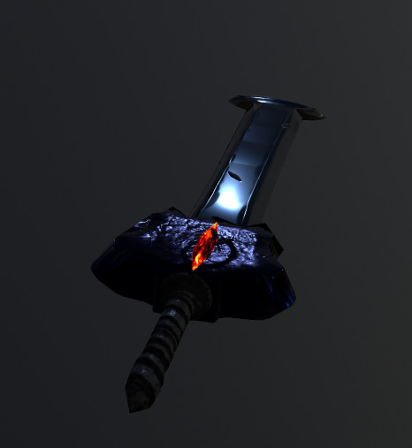 ArtStation - Low Poly Rune Sword | Game Assets