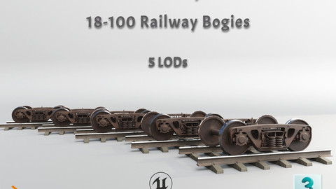 Railway freight Bogie Game ready