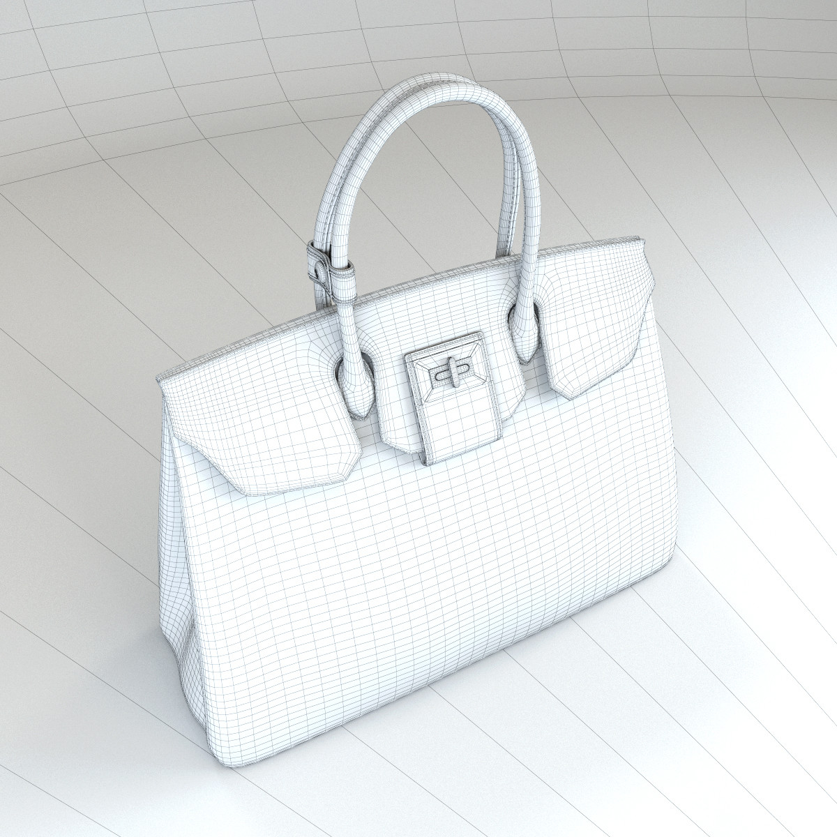 HERMES BIRKIN BAG bas relief 3D model 3D printable