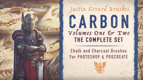 CARBON Brushes COMPLETE SET for Photoshop and Procreate