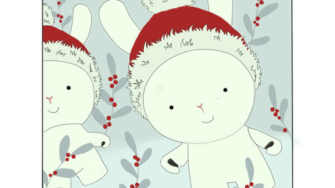 открытка с новым годом