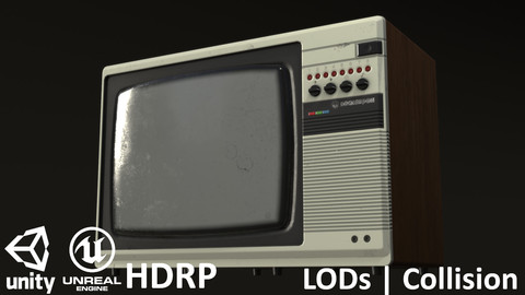 Retro Soviet TV Elektron White