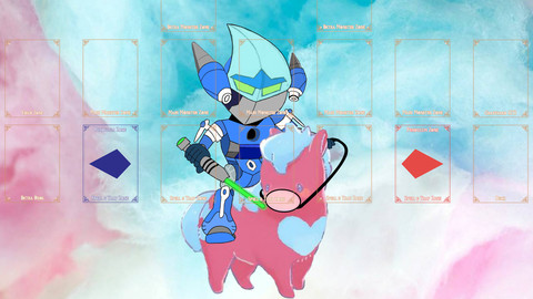 Deskbot Riding A Pony Mat