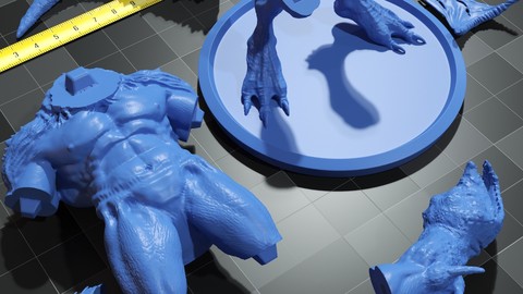 The human reptile 3D print model