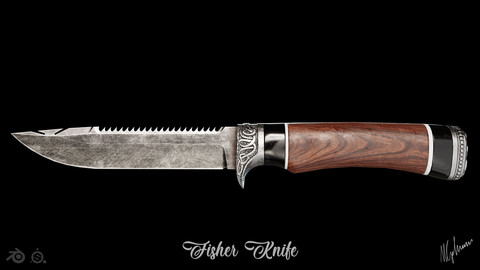 Fisher Knife by mkaplunow