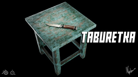 Stool-taburetka by mkaplunow