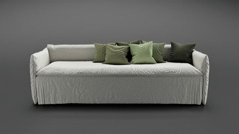 Cozy Sofa 3D-Model