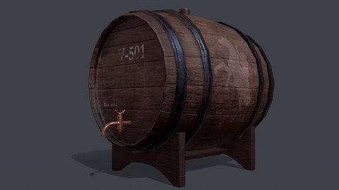 wine barrel  for game