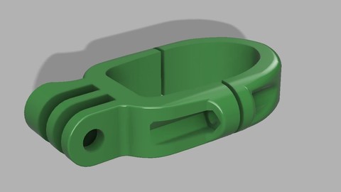 Canyon S27 Seat Post Go Pro mount 3D print model