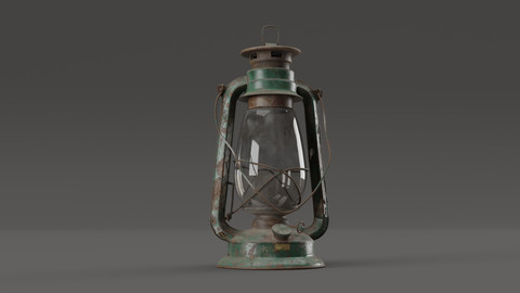 Oil Lantern 3D model