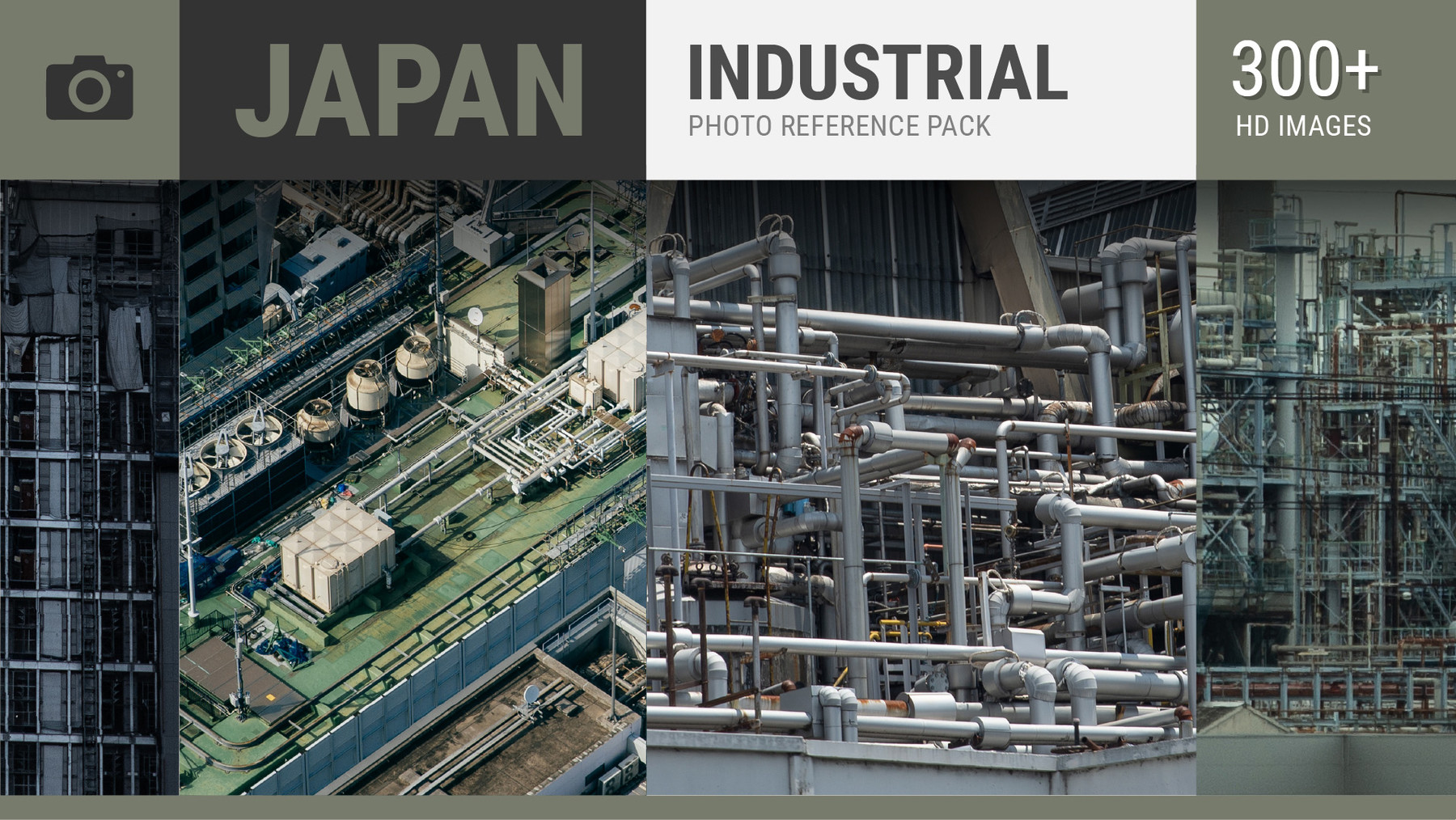 ArtStation - JAPAN Industrial Photo Reference Pack | Resources