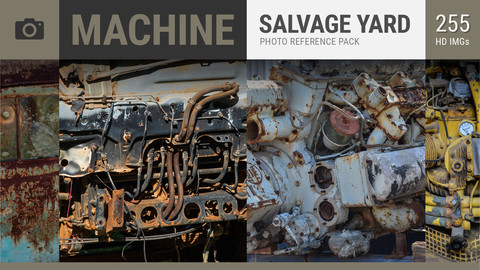 MACHINE Salvage Yard Photo Reference Pack