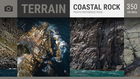 COASTAL ROCK Photo Reference Pack