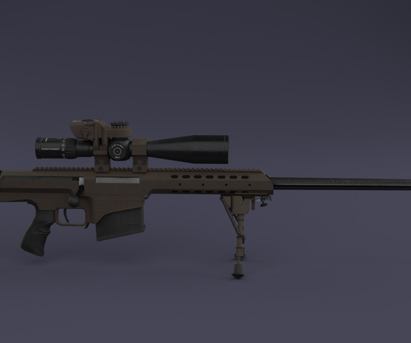 ArtStation - Barrett 98B | Game Assets