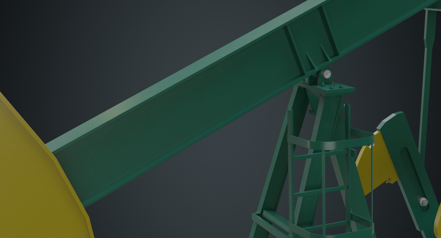ArtStation Oil Pumpjack 1A Game Assets
