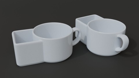 White ceramic mug or Cup