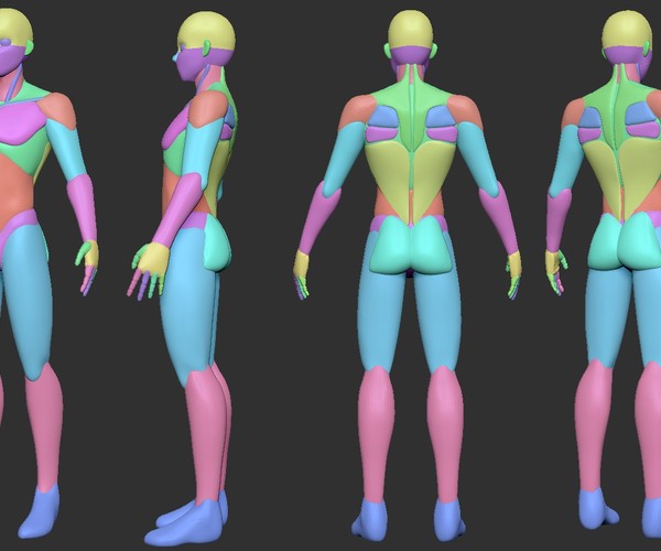 ArtStation - Blocking Male Base Mesh | Game Assets