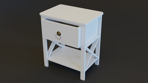 Wooden Bedside Table