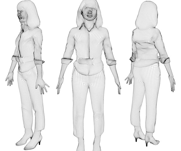 3d model poses for drawing