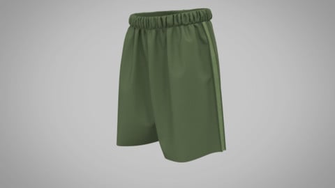 swim short- Marvelous designer & CLO3d project+ OBJ