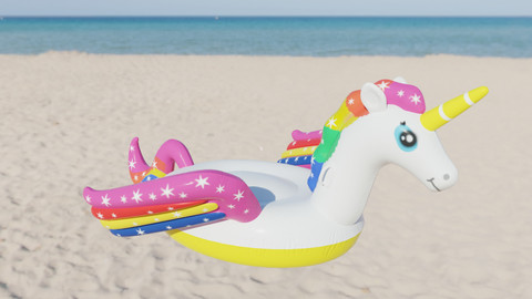 Unicorn Inflatable Toy