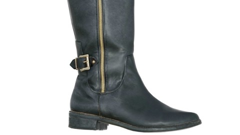 Vintage Boot Tall Black