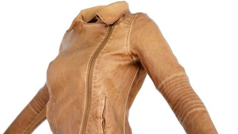 Vintage Jacket Brown Leather