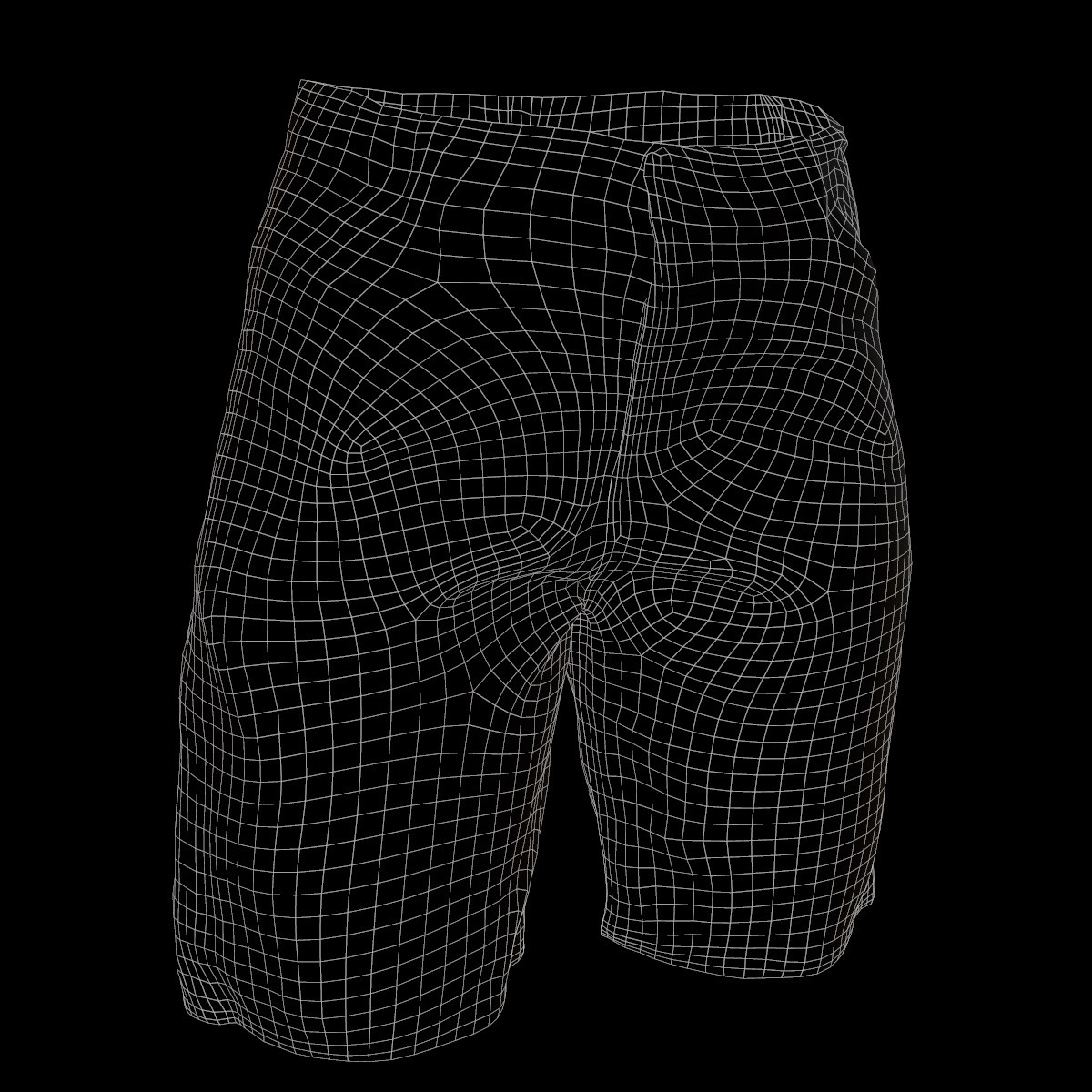 ArtStation - Vintage Shorts Dark Blue | Resources