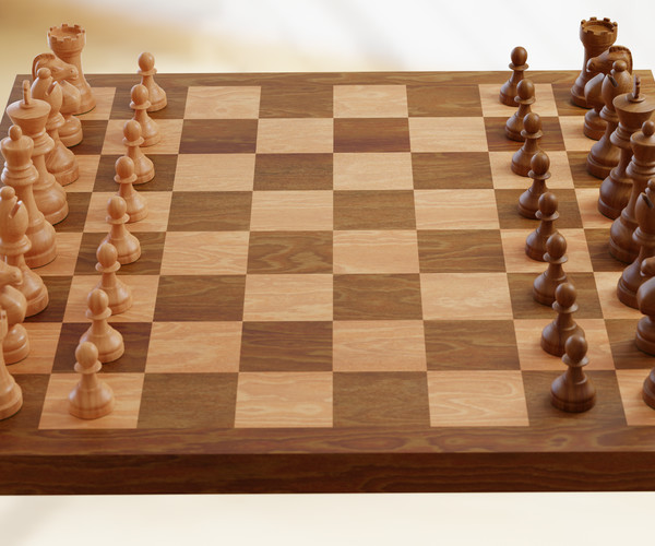 ArtStation - chess Set 3D model