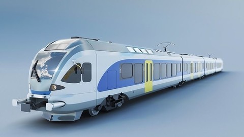 Stadler FLIRT 415 train 3D model