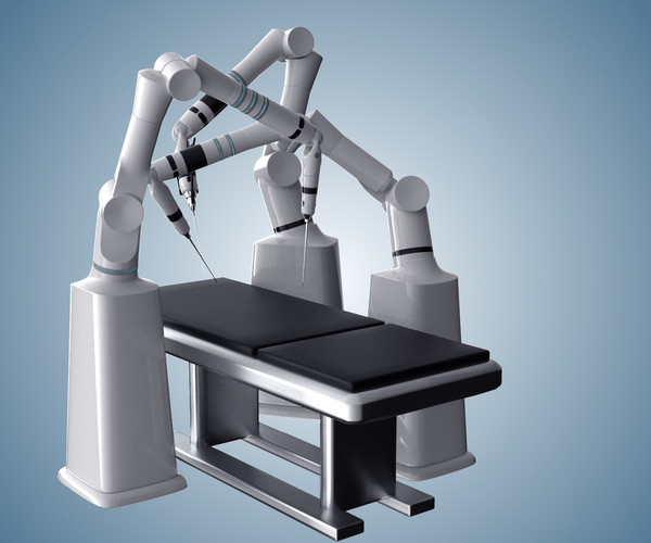 ArtStation - Robot surgery machine 3D model | Resources