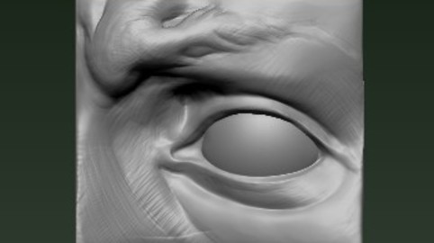 Michelangelo david's Eye