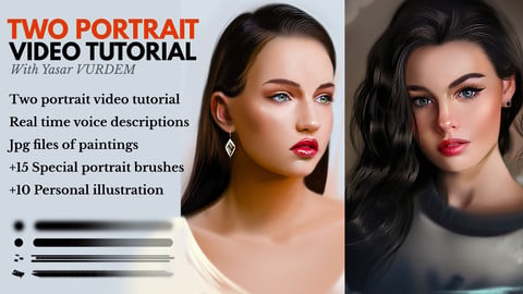 Two - Portrait video tutorial bundle