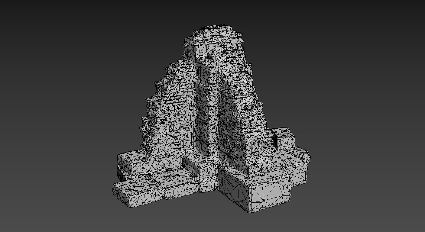 ArtStation - Low poly Ruin Construction B2020 | Game Assets