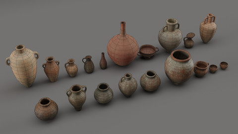 Clay Pots and Jugs Collection
