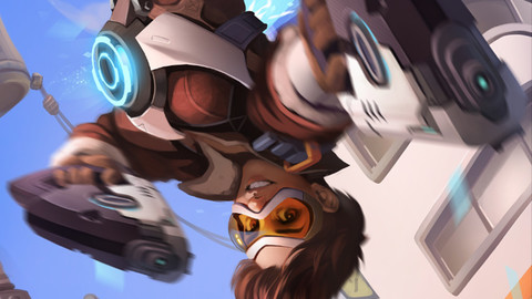 Tracer fanart - time lapse video
