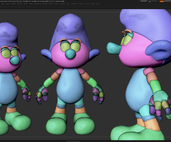 ArtStation - The Smurfs Base Mesh | Resources