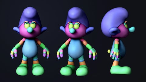 The Smurfs Base Mesh