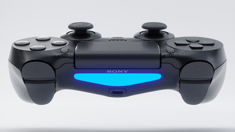 Sony PS4 Controller - Playstation DualShock 4 3D Model