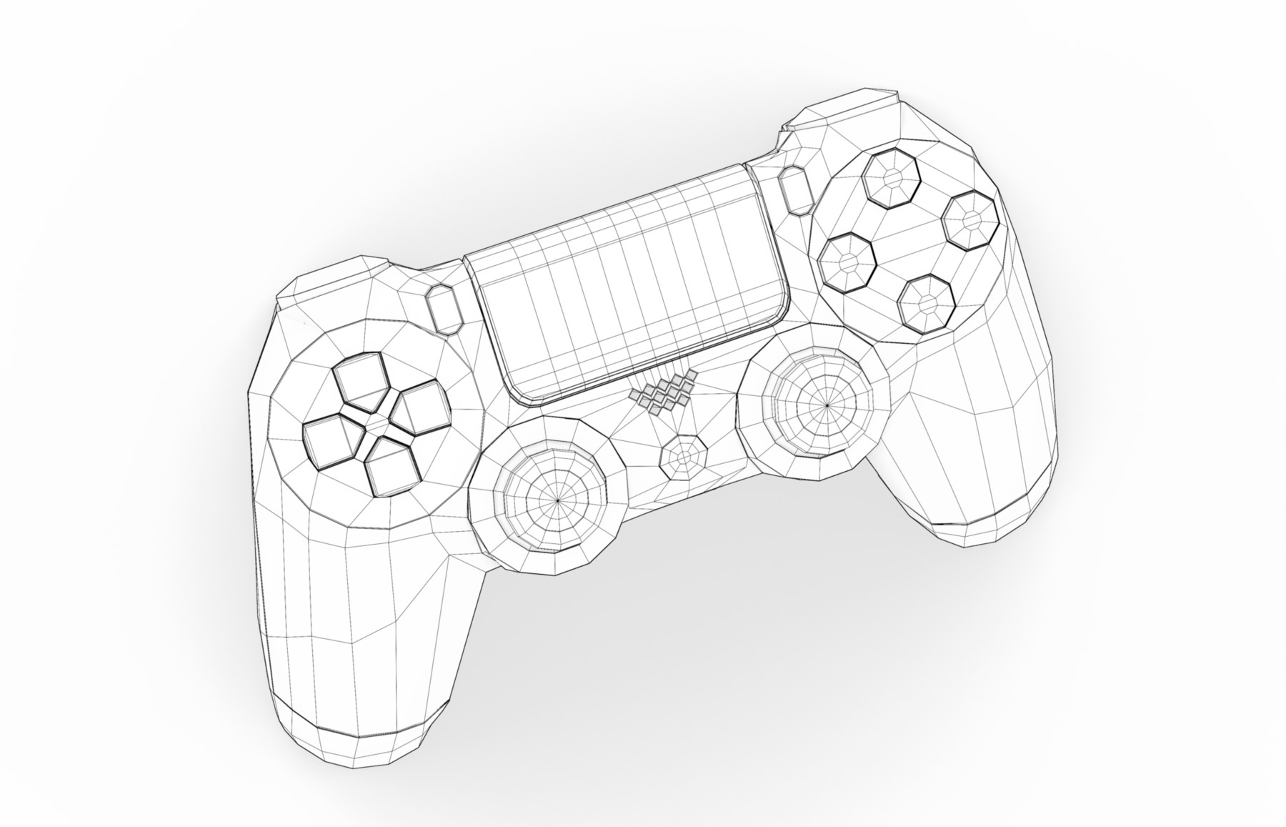 Artstation Sony Ps4 Controller Playstation Dualshock 4 3d Model Resources