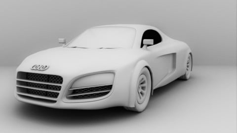 Audi R8 3D Model