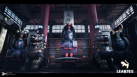 Feudal Japan Warroom Environment / Unreal Engine 4