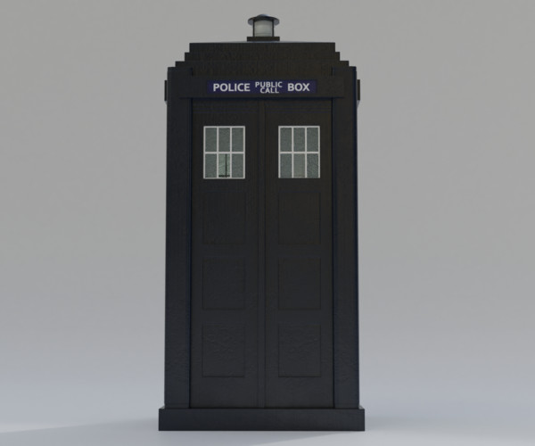 ArtStation - Metropolitan Police Box | Resources