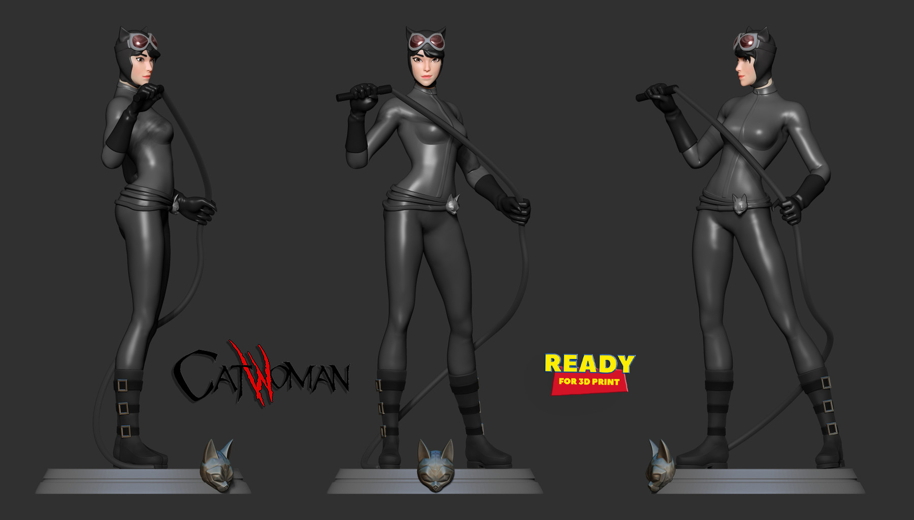 Artstation Stylized Catwoman Resources