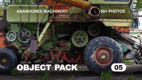 Obj Pack 05 / Abandoned Machinery reference pack