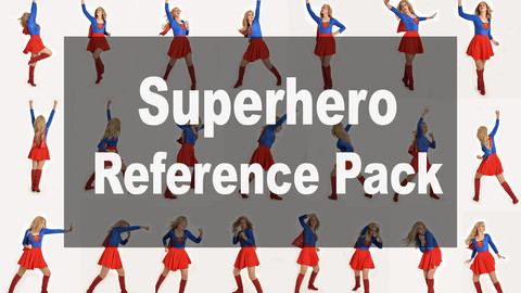 x194 Superhero Reference Pack