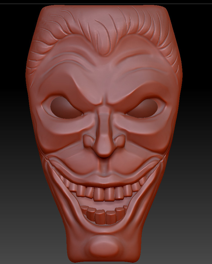 ArtStation - Joker in a Tiki style mask - 3D Print | Resources