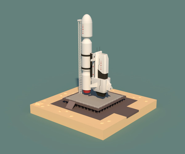ArtStation Low Poly Space Pack Game Assets