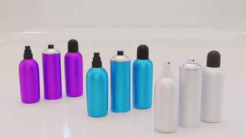 Deodorant Bottle 3D Model