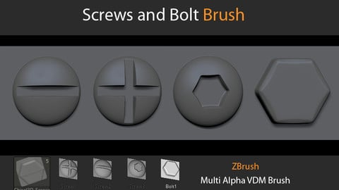 Screws and Bolt VDM Brush